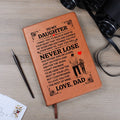 TO MY DAUGHTER PROMISE LEATHER JOURNAL