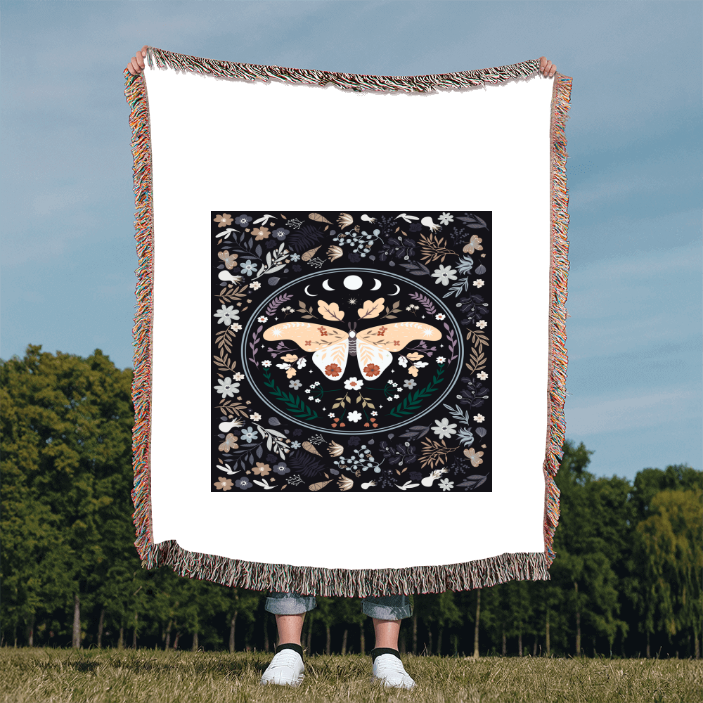 Bohemian Butterfly - Woven Blanket