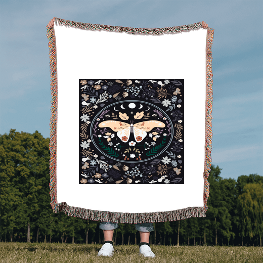 Bohemian Butterfly - Woven Blanket
