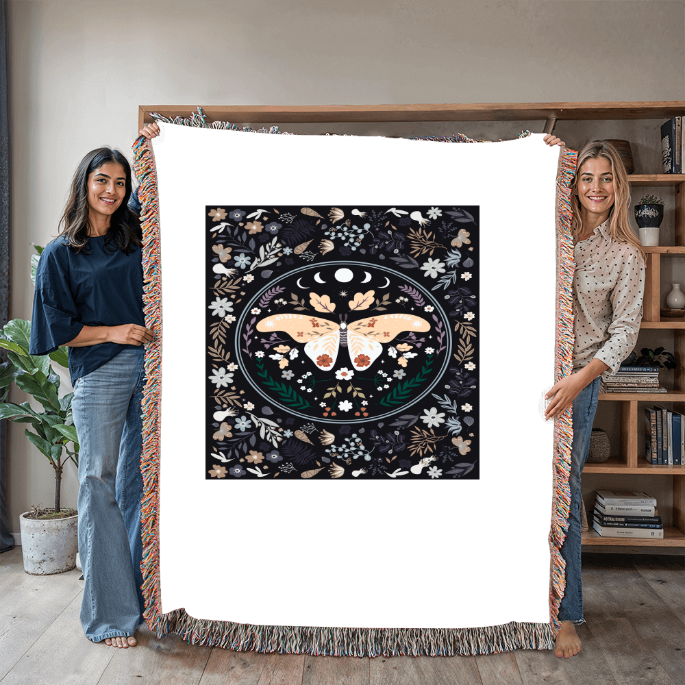 Bohemian Butterfly - Woven Blanket